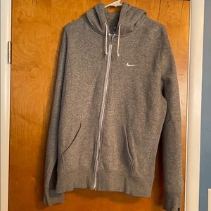 Nike classic zipped up hoodie